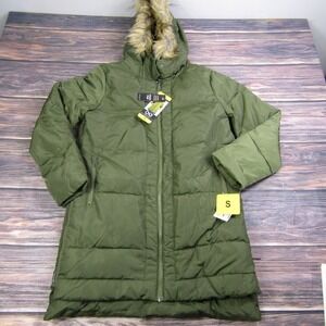 Be Boundless NEW NWT Womens Small Olive Green Anorak Parka Coat Jacket